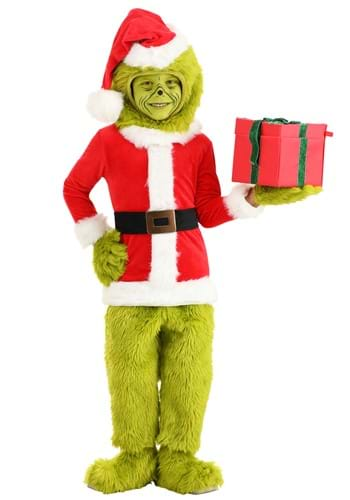 Dr. Seuss Toddler Grinch Santa Open Face Costume