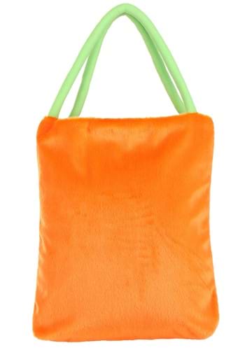 Fuzzy Pumpkin Trick-or-Treat Bag