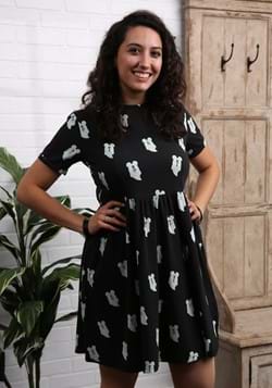 MICKEY GHOST BUTTON UP DRESS-0
