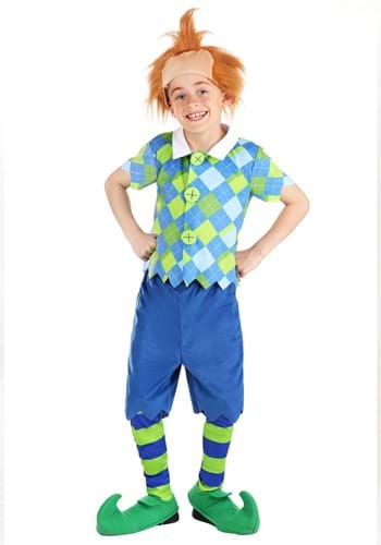 Boy's Deluxe Plaid Munchkin Costume