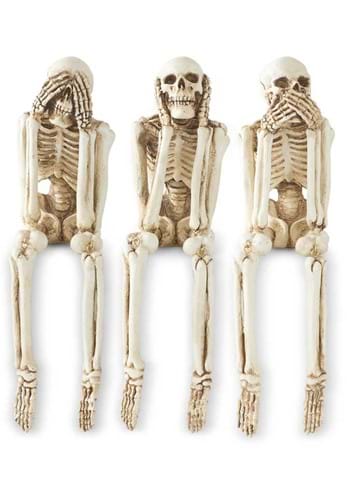 See No Evil, Hear No Evil, Speak No Evil Skeletons Prop