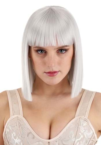 Womens Light Gray Bob Wig