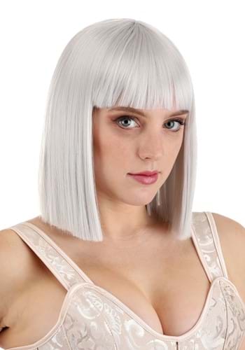 Light Gray Women's Costume Bob Wig | Costume Accessories