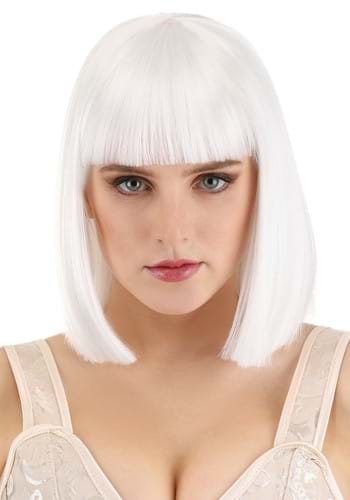 Women's White Bright Bob Costume Wig | Costume Accessories