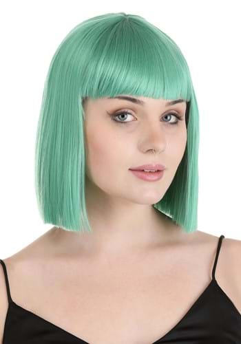 Bright Green Bob Wig