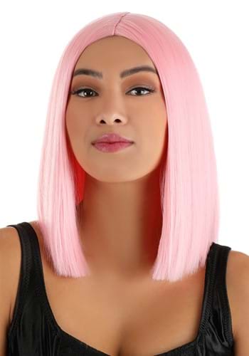 Women's Light Pink Long Bob Wig