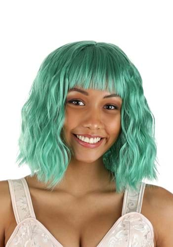 Bright Teal Wavy Wig