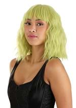 Blonde and Green Wavy Wig Alt 2