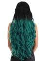 Black and Green Ombre Long Wavy Wig Alt 1