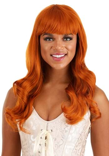 Rich Orange Long Wavy Wig