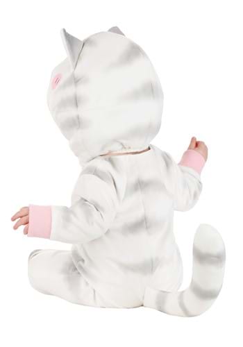 White and Gray Baby Kitty Costume