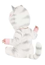 Infant White and Grey Kitty Costume Alt 1