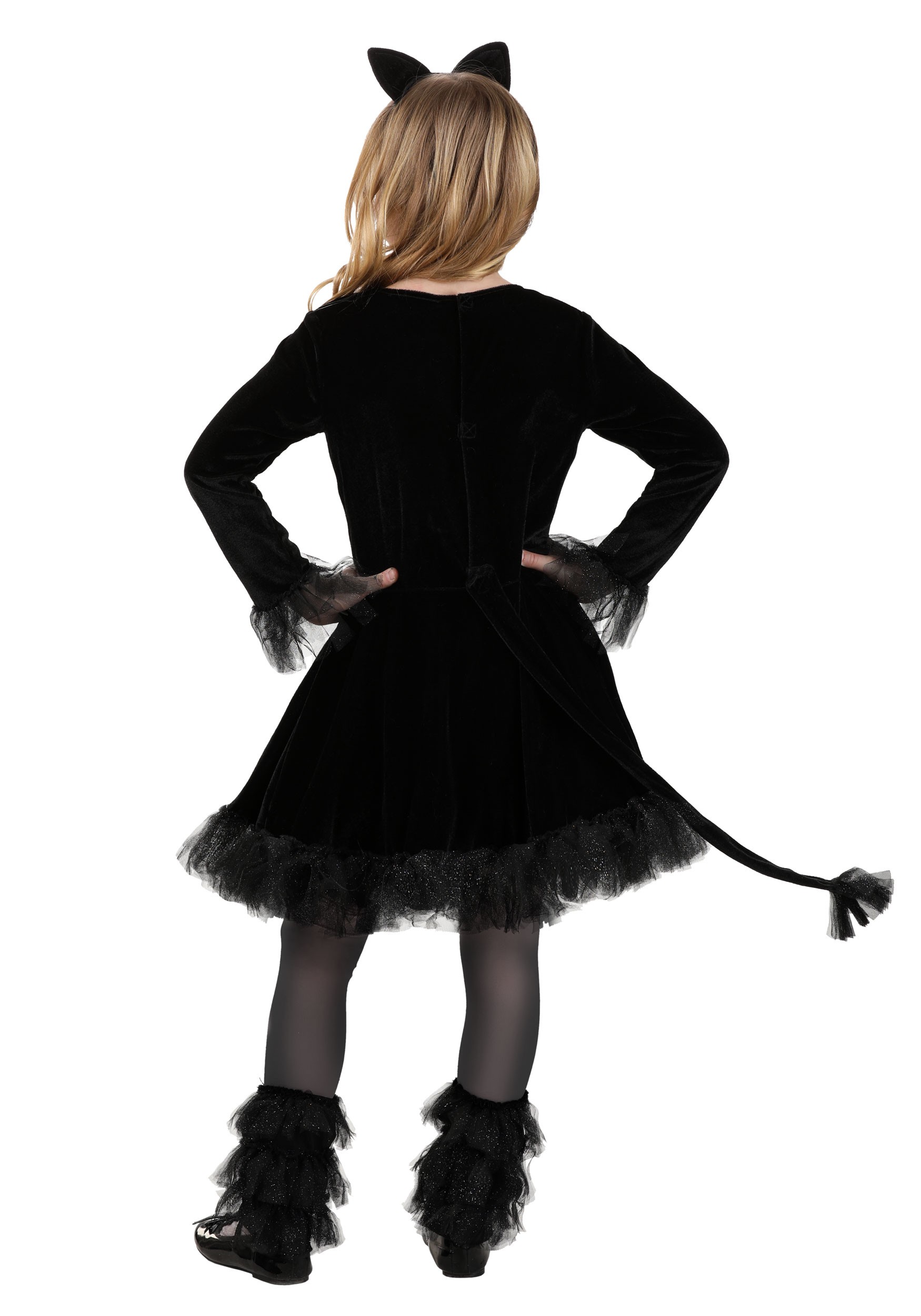 Precious Girl's Black Cat Costume