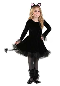 Girls Precious Black Cat Costume