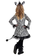 Kid's Dazzling Zebra Costume Alt 6