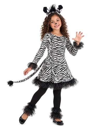 Kids Dazzling Zebra Costume UPD 1