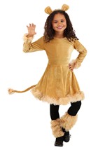 Kids Lady Lion Costume Alt 2