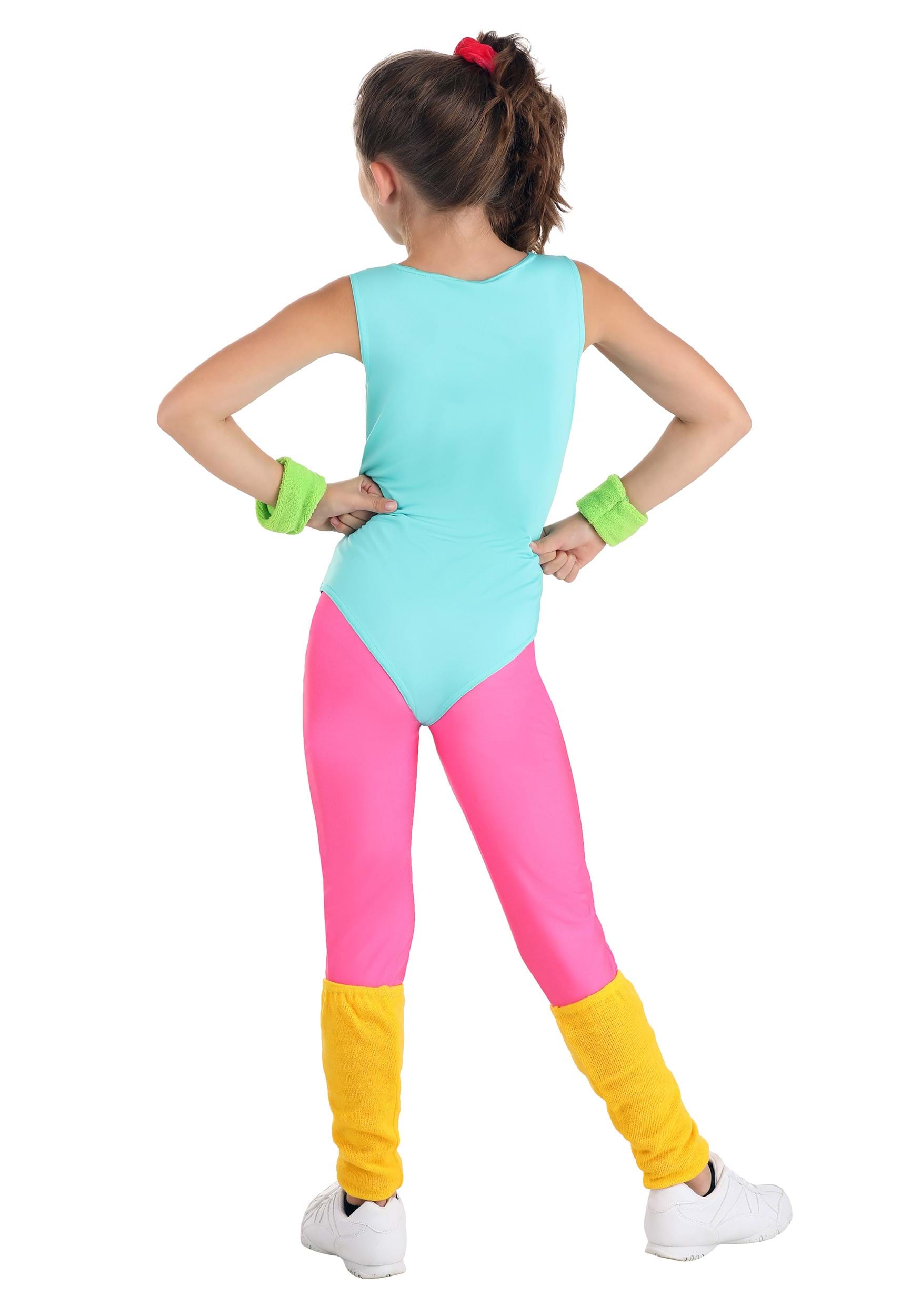 Girl's Totally 80s Workout Costume