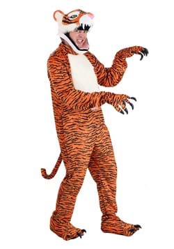 Adult Tiger Ears & Tail Set Fancy Dress Jungle Book Week Zoo Wild Animal Tigger 
