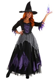 Midnight Purple Witch Women s Costume Midnight Purple Witch Women s Costume