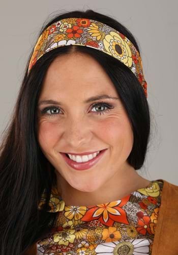 Autumn Flower Hippie Adult Costume