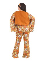 Plus Size Autumn Flower Hippie Costume for Women Alt 2