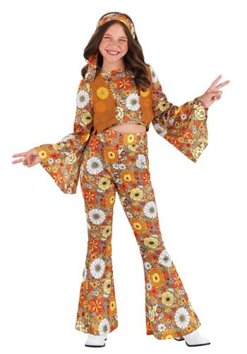 Toddler Peace & Love Hippie Costume for Girls