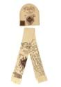 Harry Potter Marauders Map Knit Hat & Scarf Alt 2