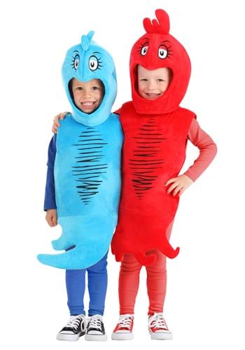 Toddler Dr. Seuss Blue Fish Costume | Dr. Seuss Costumes