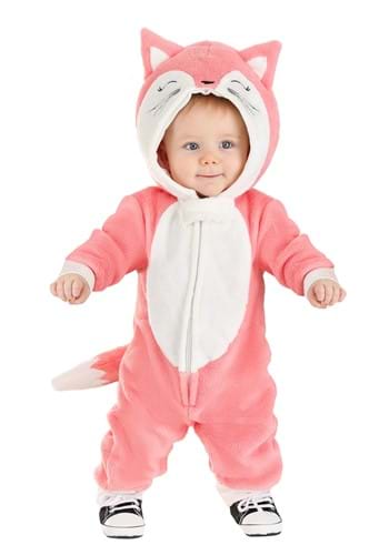 Baby's Pink Fox Onesie Costume