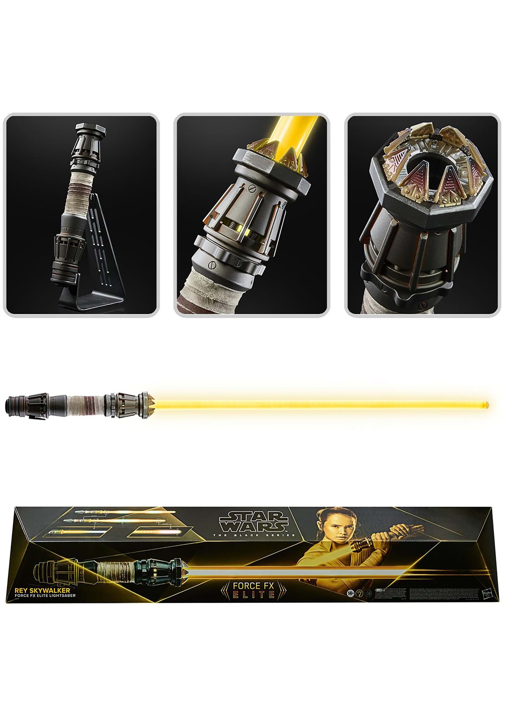 Star Wars The Black Series Rey Skywalker Force FX Lightsaber -  Hasbro, EEDHSF2014