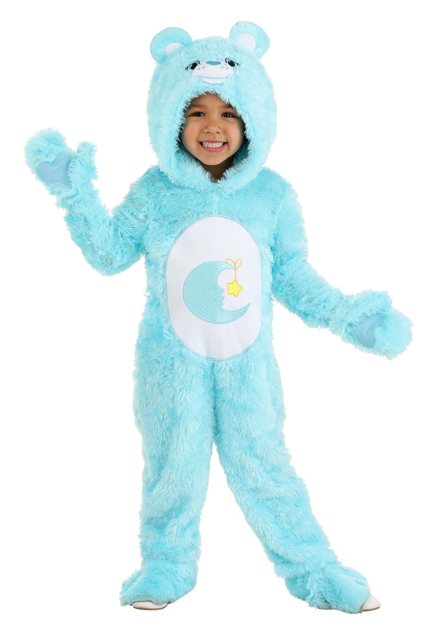 Photos - Fancy Dress Toddler FUN Costumes  Care Bears Classic Bedtime Bear Costume Blue/Whit 