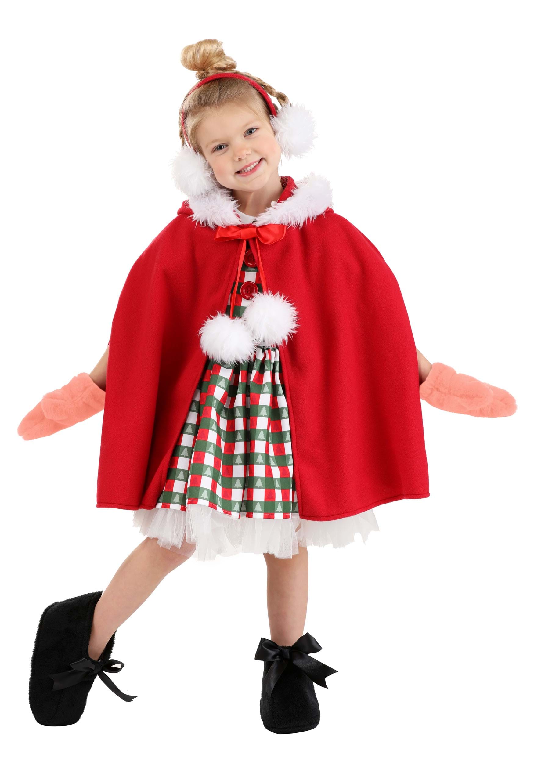 Dr. Seuss Deluxe Storybook Cindy Lou Who Toddler Costume | How the Grinch Stole Christmas Costumes -  FUN Costumes