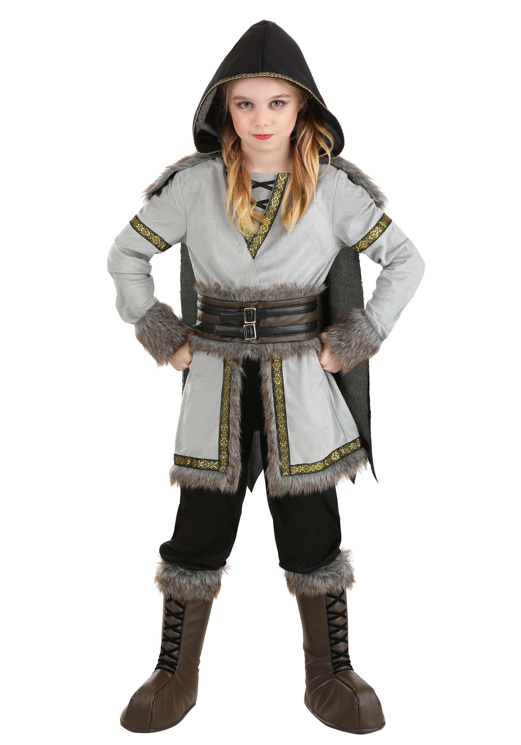 Premium Viking Girl's Costume