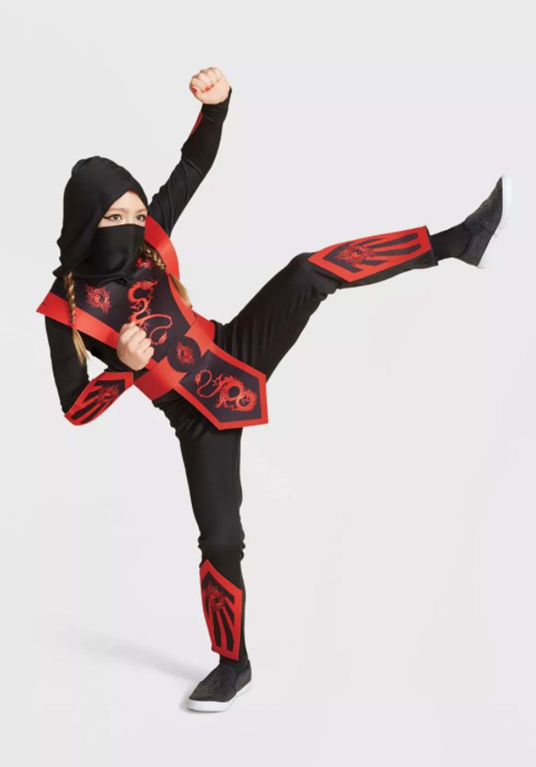 Disfraz de ninja para niños Multicolor
