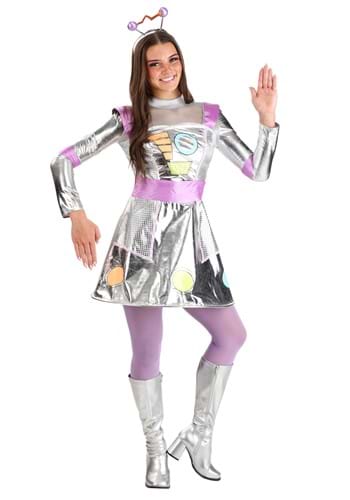 Adult Robot Dress Costume_