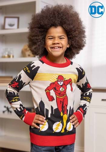 Kid's The Flash Ugly Sweater
