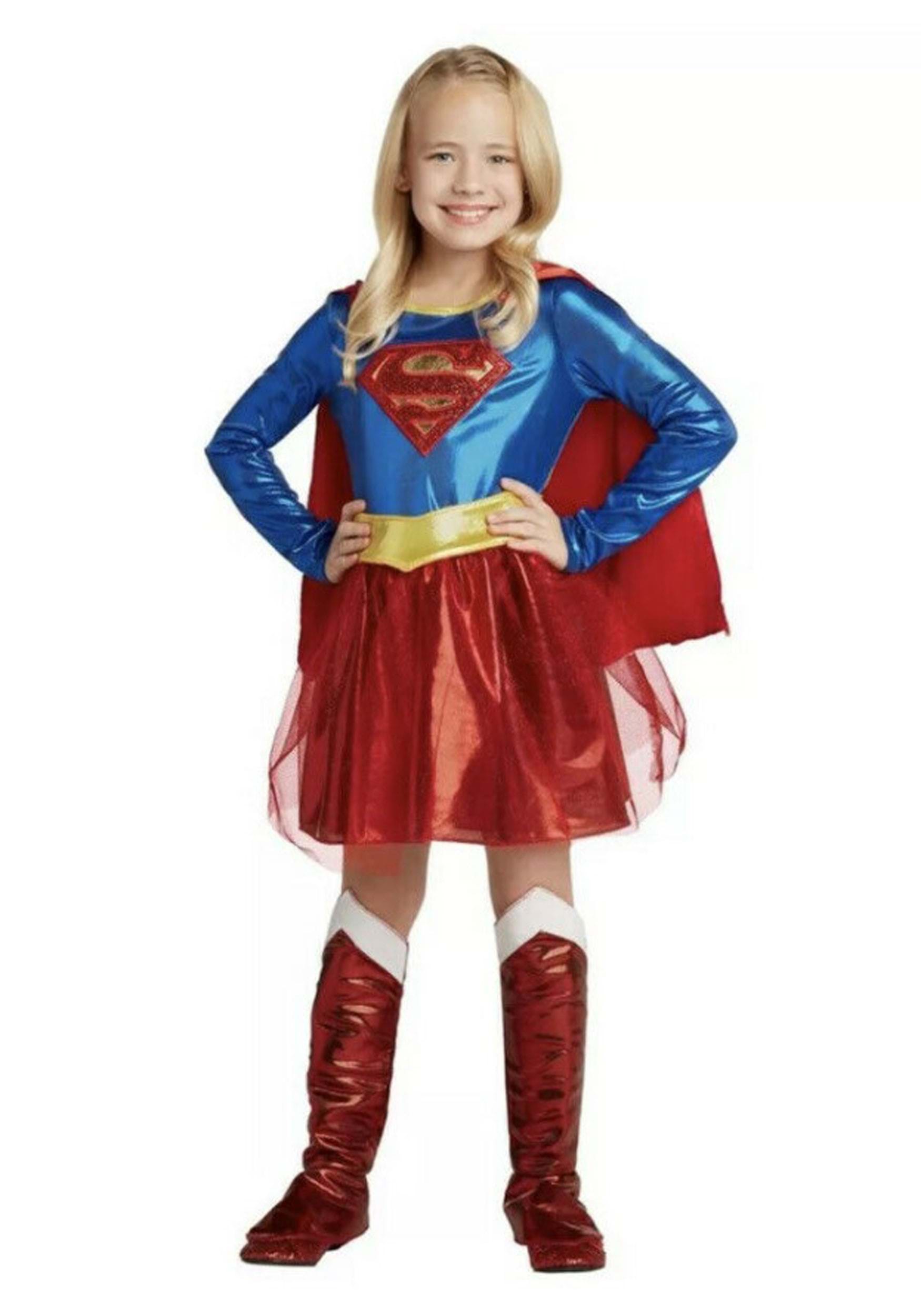 Disfraz de Supergirl de la Liga de Justicia para niños Multicolor Colombia