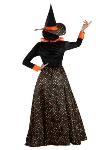 Adult Sparkling Orange Witch
