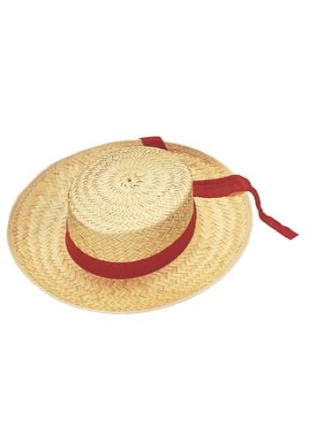 Straw Gondolier Hat