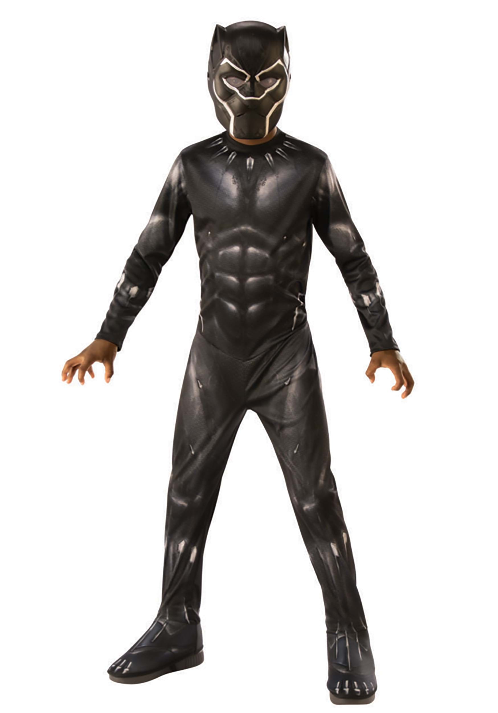 Black Panther Avengers 4 disfraz para niños Multicolor