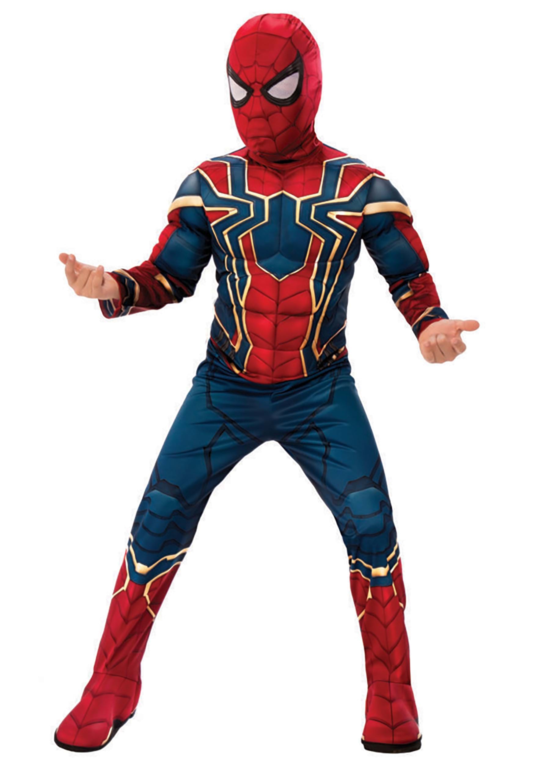Disfraz de fin de los Avengers de Iron Spider de Kid's Deluxe Multicolor
