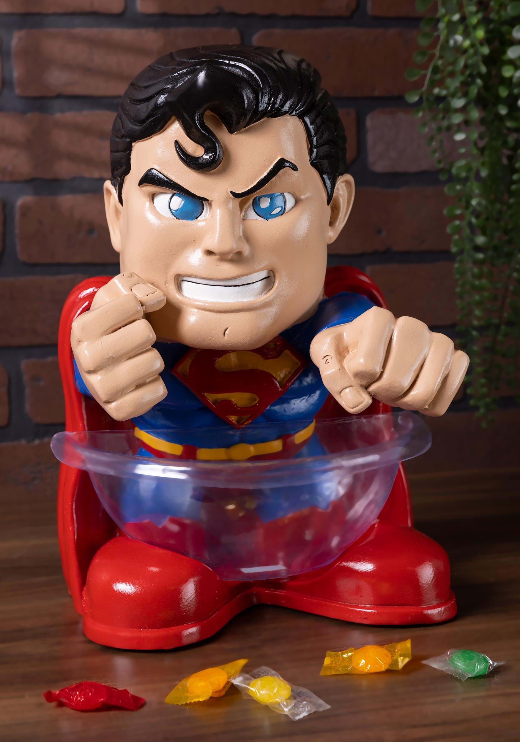 Superman Treat Bowl Holder Decoration