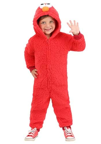 Adult Sesame Street Elmo Onesie Costume