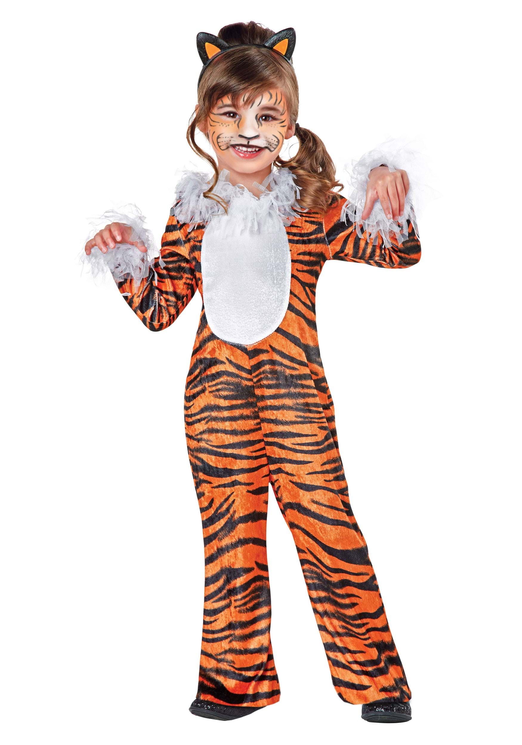 Terrific Tiger Girl's Costume | Girl's Tiger Costumes
