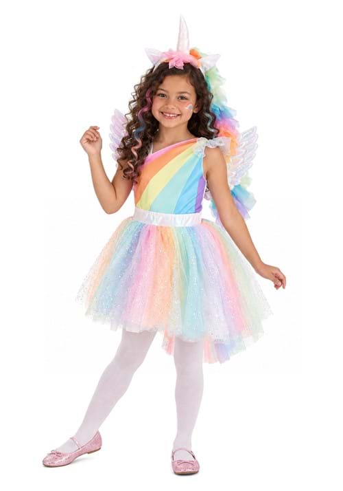 Girls Rainbow Unicorn Costume Dress UPD 1