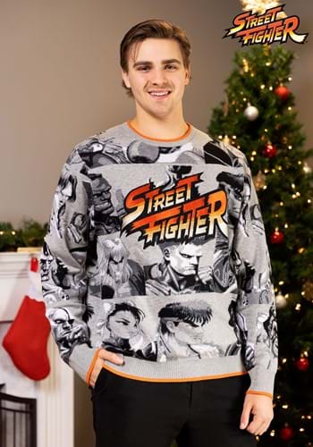 Street Fighter Adult Unisex Sweater Alt 1