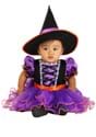 Infant Purple Ribbon Witch Costume