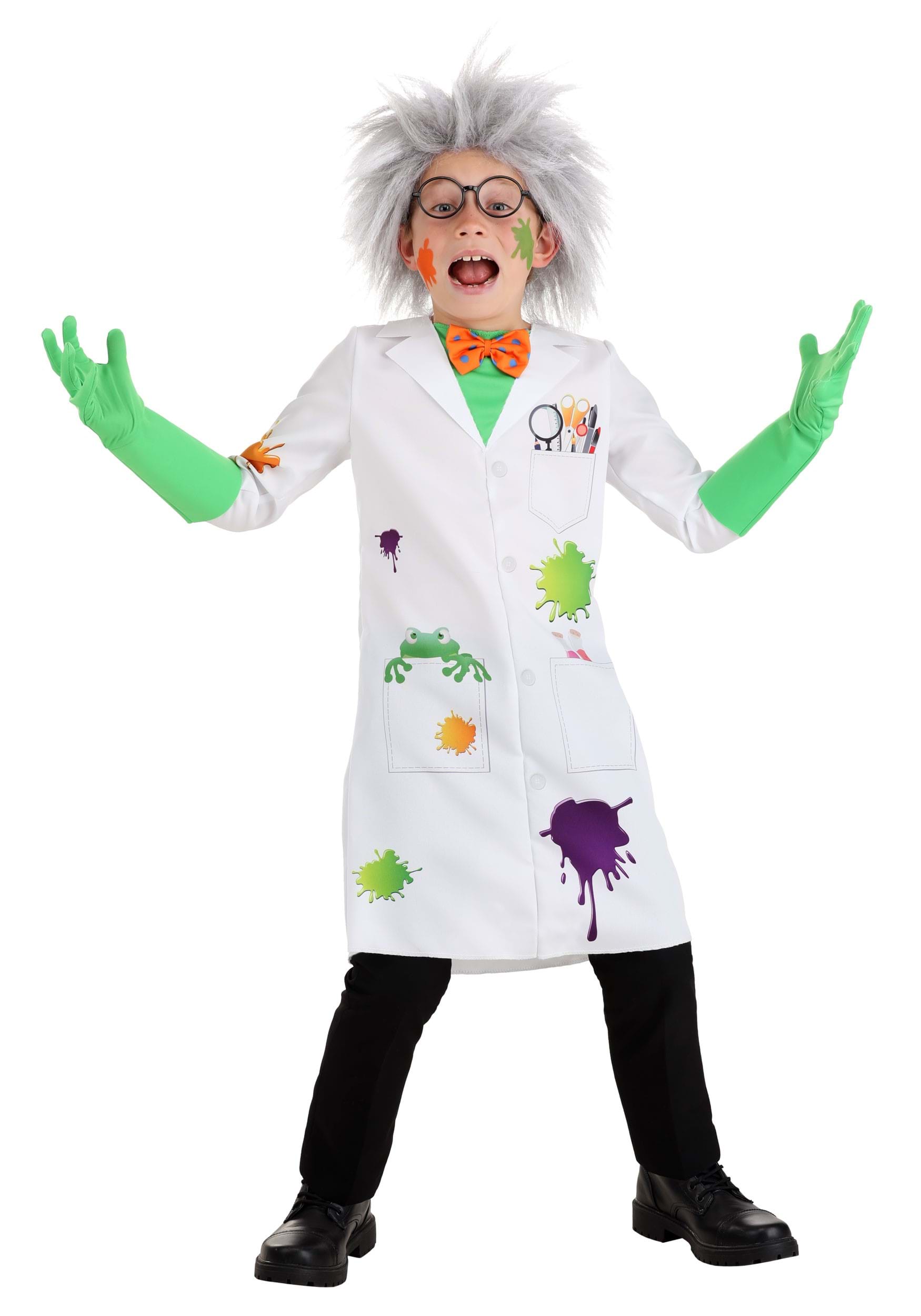 Kids Raving Mad Scientist Costume 