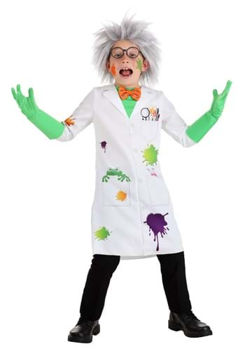 CHILDS WHITE LAB COAT COSTUME ADD STETHOSCOPE KIDS DOCTORS SCIENTIST FANCY  DRESS | eBay